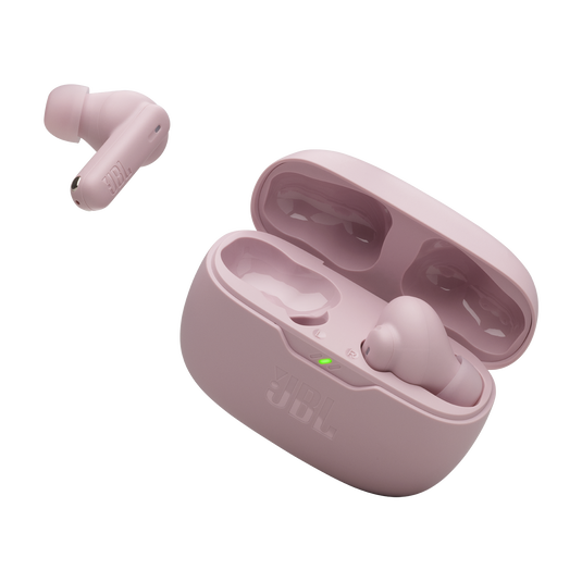 JBL Wave Beam 2 - Pink - True Wireless Noise Cancelling Earbuds - Detailshot 2 image number null